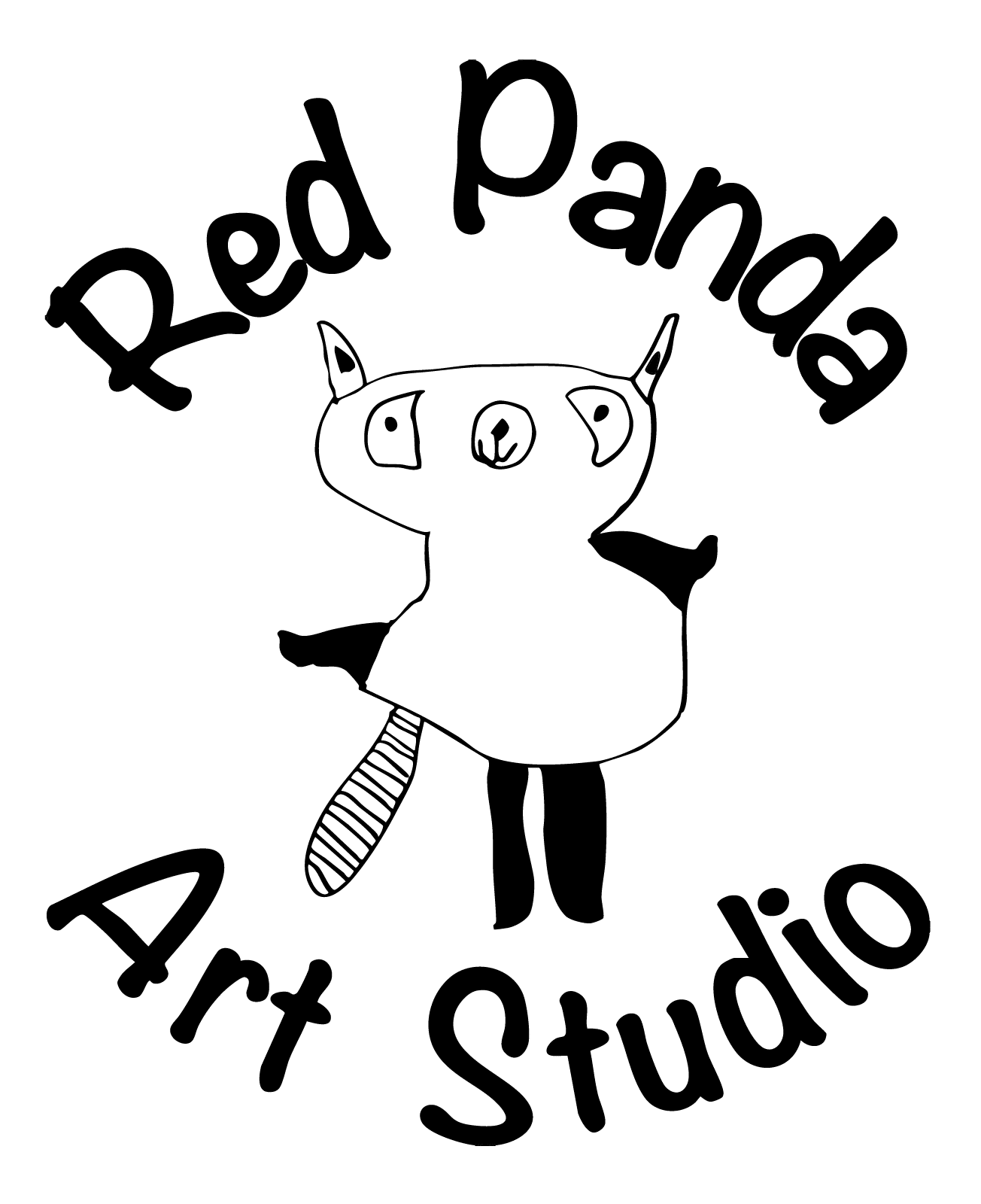 Red Panda Art Studio logo